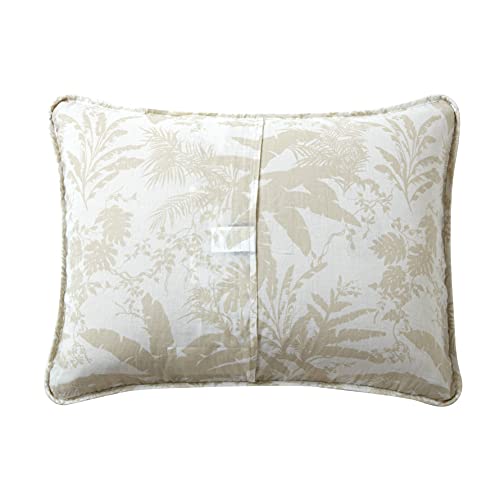 Tommy Bahama - Queen Quilt Set, Reversible Cotton Bedding with Matching Shams, Coastal Bedding Set for All Seasons (Bonny Cove Ivory, Queen) - Image 4