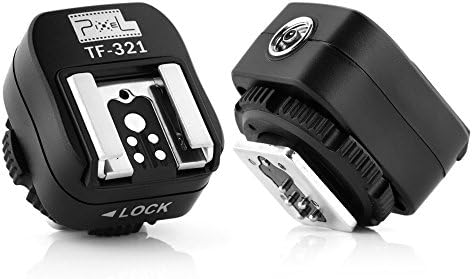 Pixel e-TTL Flash Hot Shoe Adapter with Extra PC Sync Port for Canon DSLRs and Flashguns