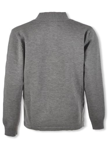 Smith's American Boys' V-Neck Cardigan - Gray, 6-74