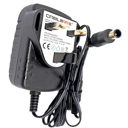 Replacement Charger for Gtech 22V 2000mAh Li-Ion 6ICR19/66 Rechargeable Vacuums