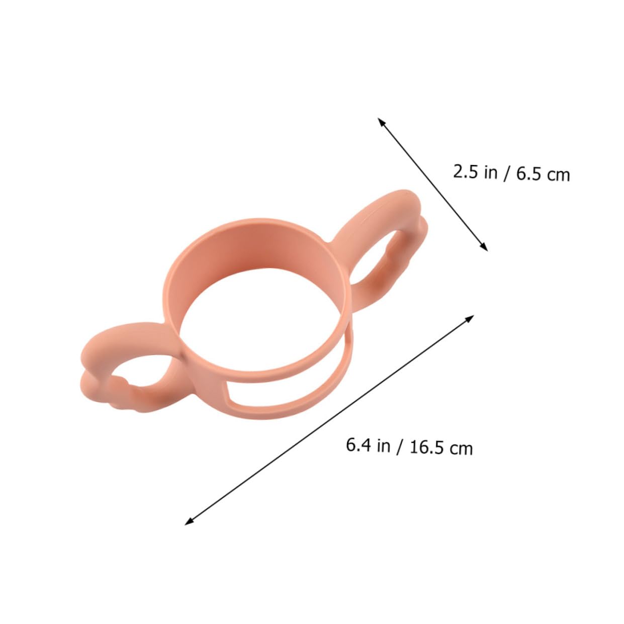Universal Silicone Feeding Bottle Handle for Infants Portable Milk Bottle Grip with Soft Silicone Material for Easy Holding