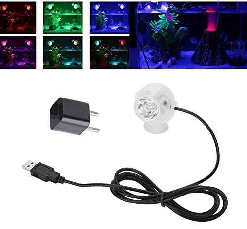 【Ampio utilizzo】: le luce subacquea creano splendidi effetti per acquari subacquei con LED e bolle, rendendo il tuo acquario e i tuoi pesci più belli. Questa Luce sommergibile subacquea è impermeabile e può essere ampiamente utilizzata in acquari, fontane, piscine, stagni e acquari, ecc.