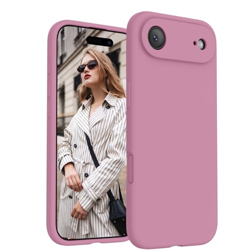 Image of FireNova Magnetic for iPhone Air Case, Compatible with MagSafe, [Integrated Silicone Camera Control Button] [Camera Protection] Microfiber Lining Phone Case for iPhone 17 Air, 6.5 inch, Lilac Purple