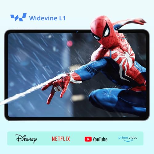 12 Zoll Tablet mit Android 16, 2K Display (2000×1200), 30GB RAM (6+24) + 128GB Speicher, Octa-Core Prozessor, 8800mAh Akku, Widevine L1, Dual WiFi 2.4/5GHz, Bluetooth 5.0, GPS, 13MP Kamera – Bild 5