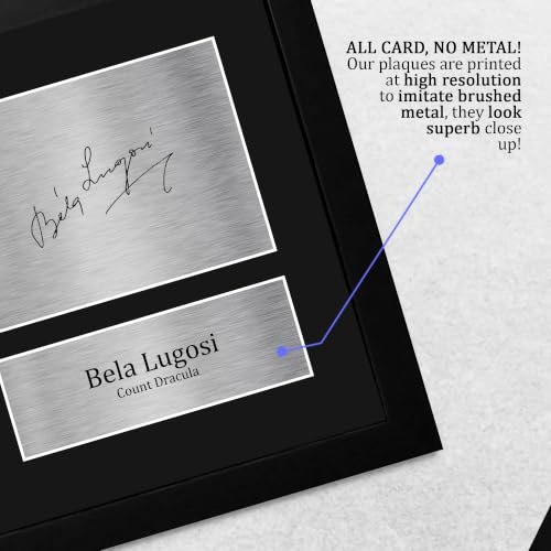 Cuadro Drácula Bela Lugosi A4 decorativo para ambientar tu sala de cine en casa 5