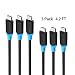 [3 Pack] iClever 4.2ft USB Type-C 3.0 Cable, Fast Charging and Syncing Cable for Samsung Note 8, S8, S8+, Nintendo Switch, Google Pixel, Nexus 6P 5X and MacBook