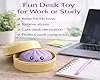 Dumpling Squishy – Soft TPR Squeeze Toy, Slow Rising Stress Relief Fidget, Cute Bao Bun Desk Decoration, Soft Handheld Relaxation Toy for Office Home (Purple) #3
