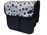 Beluko FAHRRADTASCHE 14-20 Zoll Kinder Satteltasche Gepäckträgetasche Doppel 2 x 5l (46 - Mini - Hund)
