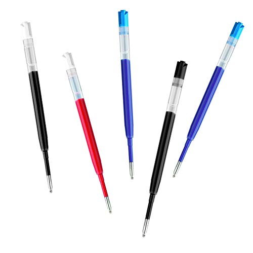 Dunbong G2 Gel Ink Pen Refills, For Retractable Gel Pens, 0.5Mm Fine Point, Pack Of 5 (Black) #TOP5
