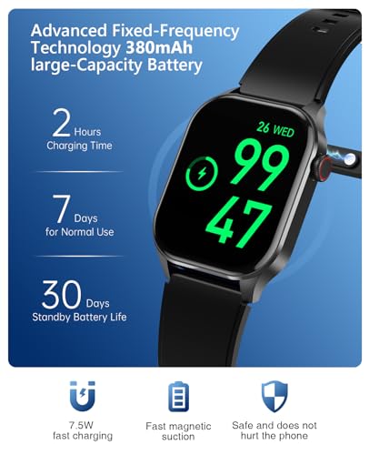 Souyie Smart Watch For Men Women, Infrared True Blood Oxygen Monitor, 2.04-Inch Amoled Display, Heart Rate Blood Pressure Sleep Monitor thumb #5