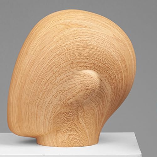 Soporte de madera para pelucas que mantiene la forma natural de sus tocados 4
