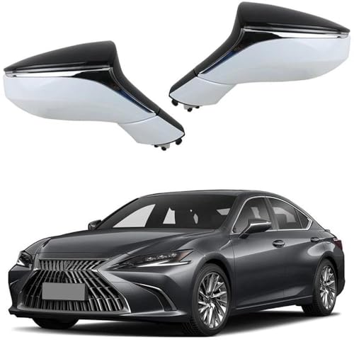 Rétroviseur cassé sur Lexus ES 250 ? Commandez le bloc complet gauche blanc pliable - 2
