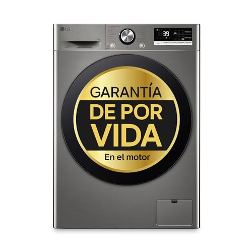 LG F4WR7009AGS   Lavasecadora inteligente AI Direct Drive™, Turbowash 360º, 9/6kg, 1400rpm, 10% más eficiente que A (lavado) / D(secado), Inox, Serie 700