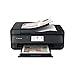 Canon PIXMA TS9550 Drucker Farbtintenstrahl Multifunktionsgerät DIN A4 A3 (Drucker A3, Scanner, Kopierer, 5 separate Tinten, WLAN, LAN, Print App, 2 Papierzuführungen, Duplexdruck) schwarz