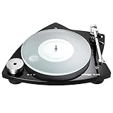 Glasteller mit Riemenantrieb Thorens TD 309 Plattenspieler Hochglanz schwarz