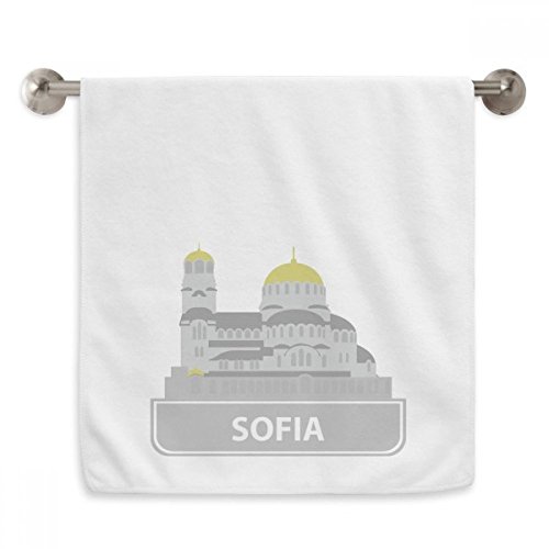 Serviettes moelleuses motif diadème gris Sofia Bulgarie haut de gamme - 2