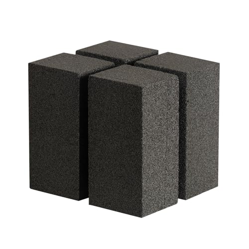 4 Pack Grill Cleaner Brick for Outdoor&Restaurant. Heavy Duty Grill Cleaning Brick. Pumice Stone Cleaner Tool Grill Brick for Cleaning Flat Top Grills Griddles Effectively Without Harsh Chemicals