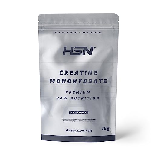 Creatina Monohidrato en Polvo de HSN | Sin Sabor 1 Kg = 286 Tomas por Envase | 100% Monohidrato de...