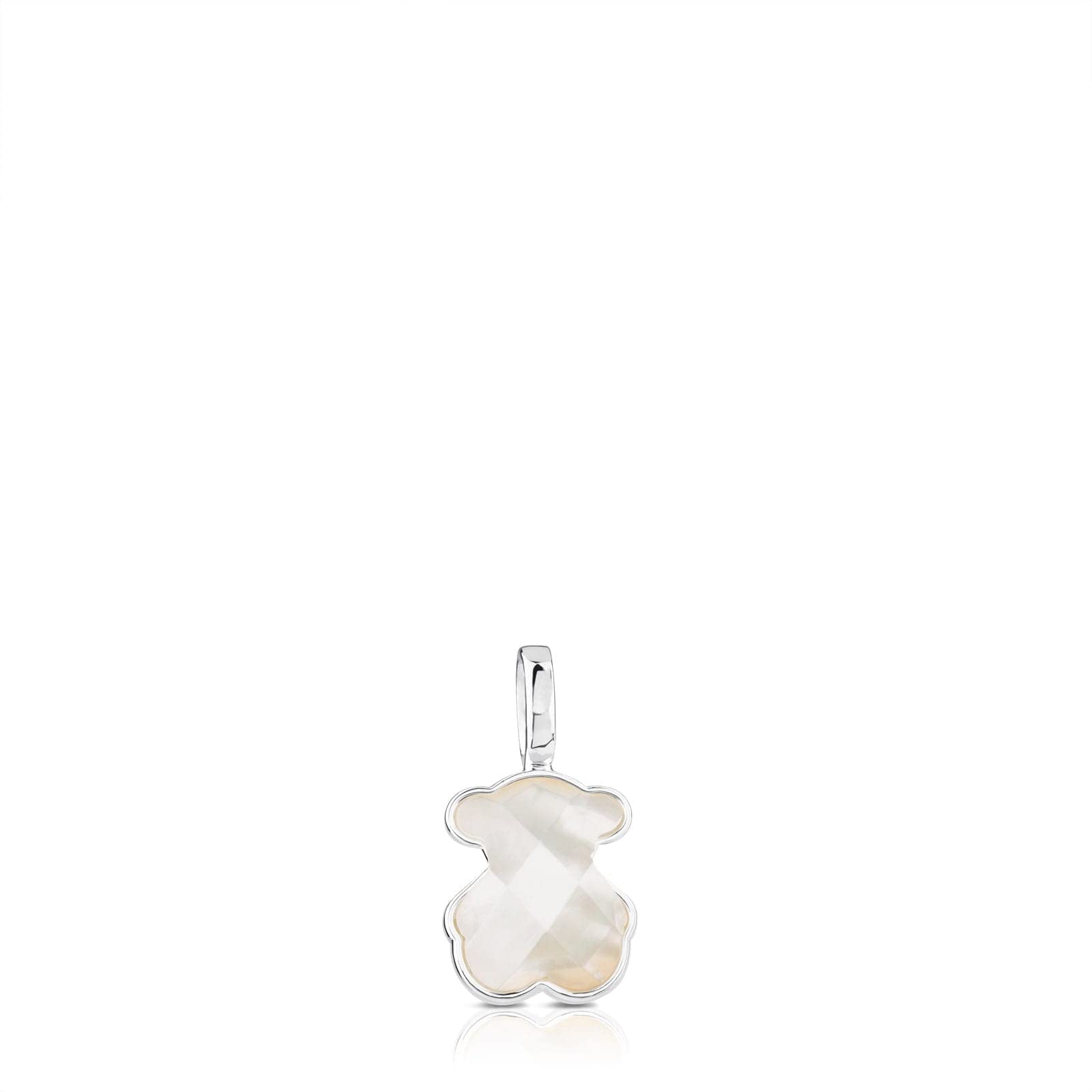 TOUS Colgante de Plata para Mujer con Motivo de Oso, 1.5 cm, Colección Color