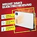 Hecht Elektroheizung (Brandneue Version) - Heizgerät für eine schnelle und wohlfühlende Wärme – Stromsparend - Mit 3 Leistungsstufen, Fernbedienung und Thermostat