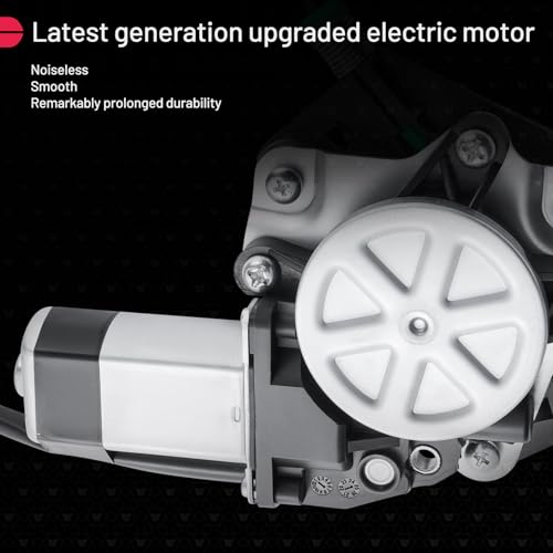 Image of BDFHYK 8E5Z5427000A Power Window Regulator with Motor Rear Right, Compatible with 2006-2012 Ford Fusion; Compatible with 2007-2012 Lincoln MKZ; Compatible with 2006-2011 Mercury Milan