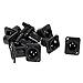 uxcell XLR Male Adapter Straight Terminal Panel Mounted Connector 10 Pieces