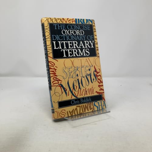 The Concise Oxford Dictionary Of Literary Terms
