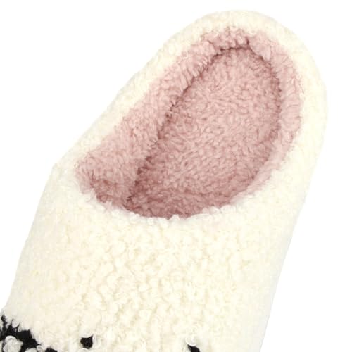 Women Men House Slippers Comfy Plush Slippers Shoes for Home Bedroom Indoor3