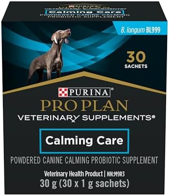 Purina Pro Plan Veterinary Supplements Calming Care Powdered Dog Calming Probiotic - 1 g Sachet (30 Pack)