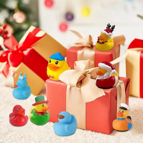 Boîte calendrier de 24 canards de Noël pour animation de carnaval
