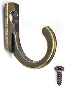 Fuxxer FX-HK-BHK10 Antik-Messing Bilderhaken 10er Set