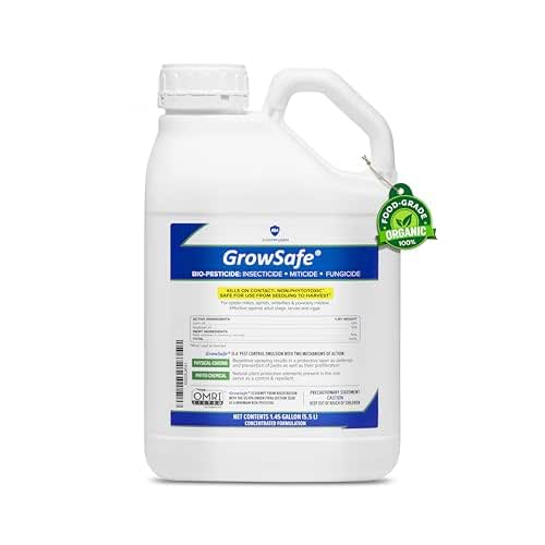 AgroMagen, GrowSafe Bio-Pesticide, Organic and Natural Miticide, Fungicide and Insecticide
