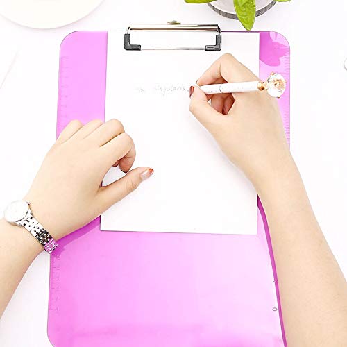 Schowek na materiały biurowe Schowek akrylowy A4 A5 Przezroczysta linijka Podkładka do pisania Egzamin Clip Board Folder Biuro Artykuły szkolne Przedmiot Papier Pielęgniarstwo Stacjonarny Trwały klips