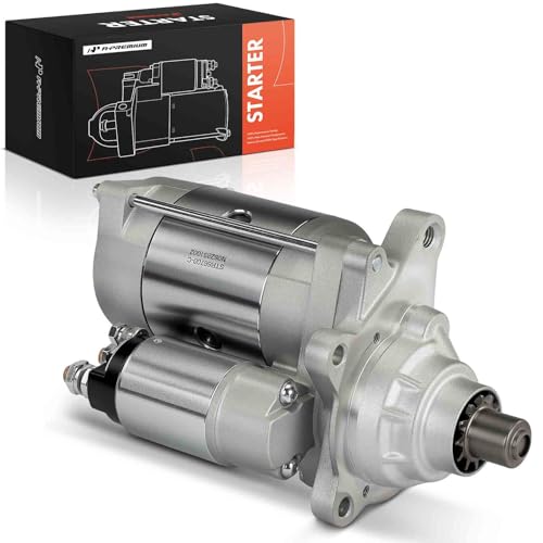 A-Premium Starter Motor Compatible with Ford F-250 Super Duty F-350 Super Duty F-450 Super Duty F-550 Super Duty E-350 Club Wagon E-450 Super Duty Excursion LCF 12V 3.0KW 12-Teeth Clockwise