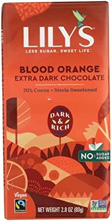 Lilys Swts Lilys Stvia Dk Chocolate Orange 2.8 Oz (Pack Of 12)