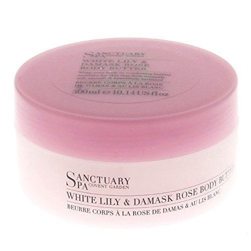Buy Sanctuary Spa White Lily & Damask Rose Body Butter 300ml Online at