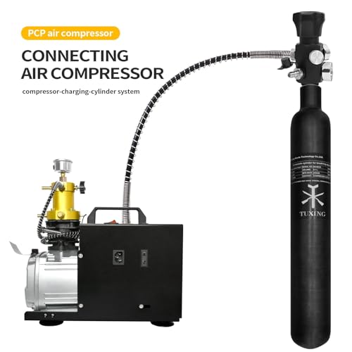 TUXING 4500Psi Pcp Air Tank 0.7L 42Cu in 700cc Carbon Fiber HPA Tank,Gas Cylinder,Paintball Hunting for PCP Air Rifle Gun Daystate and FX Thread M18 * 1.5 - Image 5