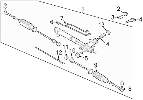 Amazon.com: Genuine GM 26021769 Steering Linkage Tie Rod Kit : Automotive
