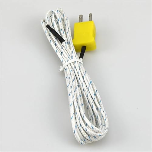 Termopar tipo K con cabezal de conexión y cable de 3 metros, 1 pieza 4