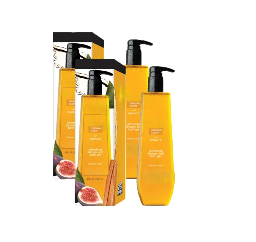 Original Scent Refreshing Shower Gel 40 oz Moisturizing Body Wash with Rich Lather Clean-Rinsing Formula Gentle Daily Cleanser