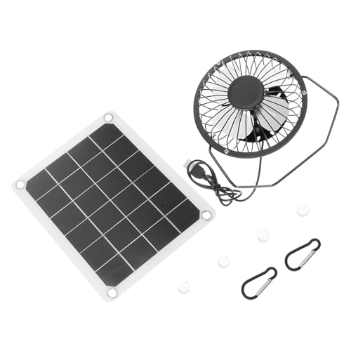 Ventilador solar para ático ideal para casas de mascotas y reducir el calor del tejado de 10w 2