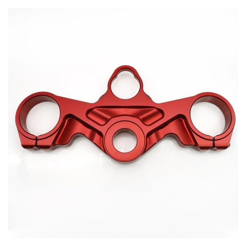 Triple arbre supérieur de fourche GSXR 1000 rouge anodisé