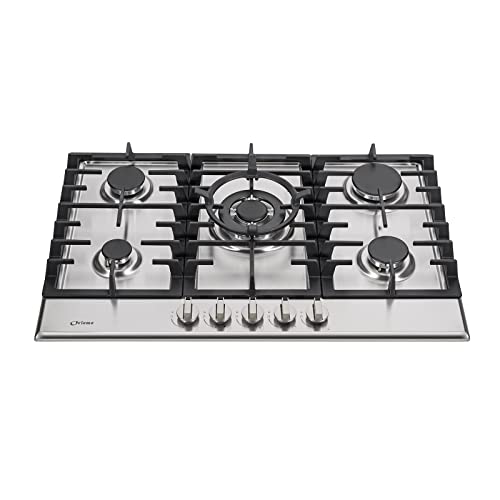 30 Inch Gas Cooktop Om501S, 304 Stainless Steel Ng/Lpg Convertible Etl Certified Gas Burners, 5 Burners Gas Stovetop #TOP25