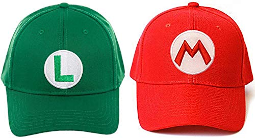 Conjunto de bonés de beisebol Super Mario e Luigi da Retail Sales Solutions