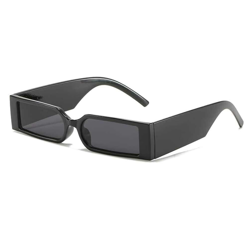 Azoxus 90s Retro Sunglasses Trendy Plastic Frame Small Rectangle Sunglasses Unisex Eyewear AZ9548