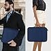 13 Inch iPad Pro M5 2025 & iPad Air M2, 12.9-in iPad Pro M2/M1, Protective Sleeve with Accessories Pocket, Carrying Storage Bag for iPad Pencil Pro/Adapter/Magic Keyboard, Navy Blue