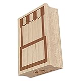 Blank Stand Carnival Farmers Lemonade Flea Market Rectangle Rubber Stamp for Stamping Crafting - 2.5in Large