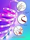 LED Strip 6m, RGB LED Streifen, APP und Fernbedienung, Bluetooth Selbstklebend Musik Sync Timer-Einstellung, Band Stripes Dimmbar Led Lights für Zimmer Party Room, Küche