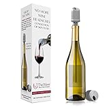 Drink PureWine Per Bottle Aerator & Filter - The Wave Removes Histamines & Sulfites Reduces Hangovers, BPA-Free Pourer Restores Taste Pack of 1