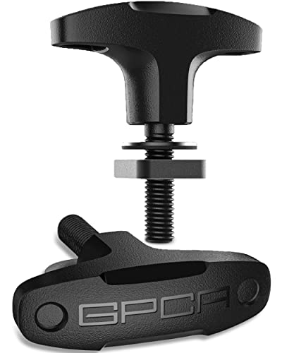 Image of GPCA Tie Down Anchor M8 25mm Thumbscrews for Jeep & Ford Bronco | Jeep Hardtop Quick Removal, Truck Bed Tie Down, Cargo Tie Down & Hooks, Jeep Accessories (2PC, Black)